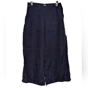 H by Halston Navy Wide-Leg Pants